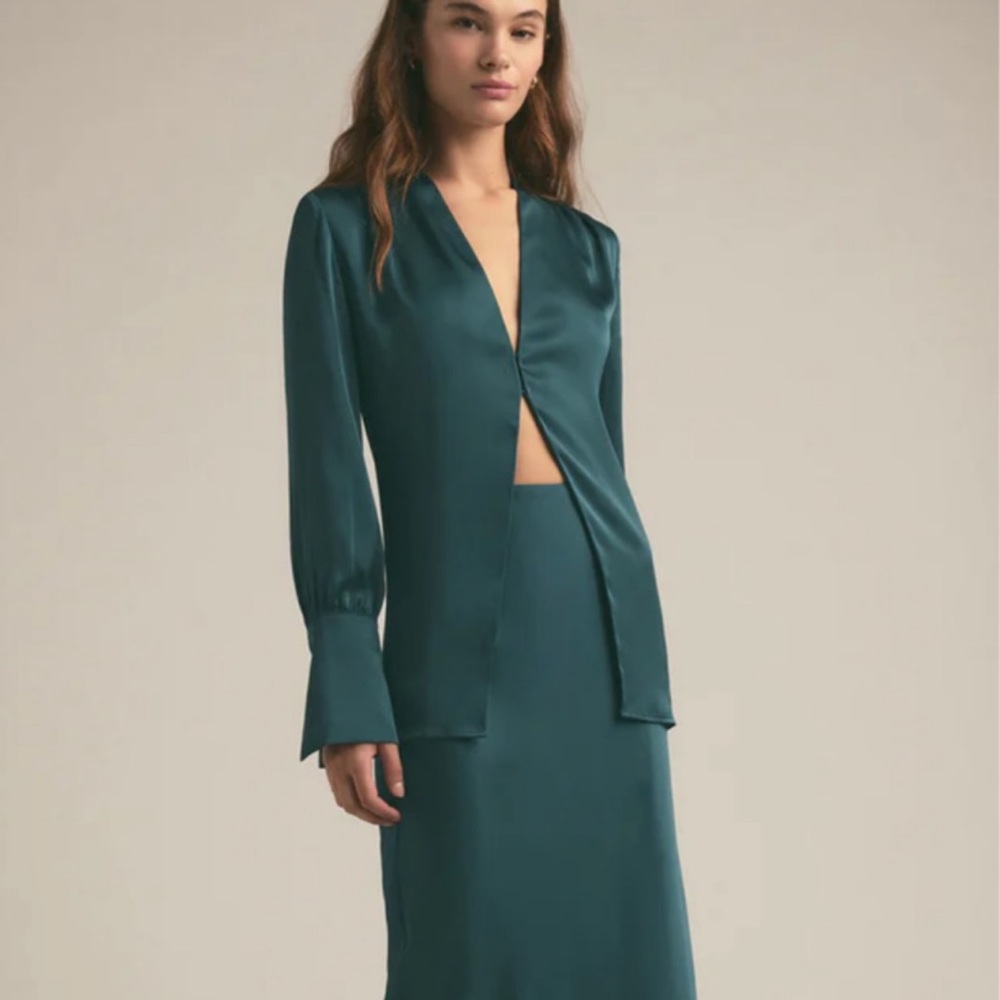 Favorite Daughter Izzy top green blouse